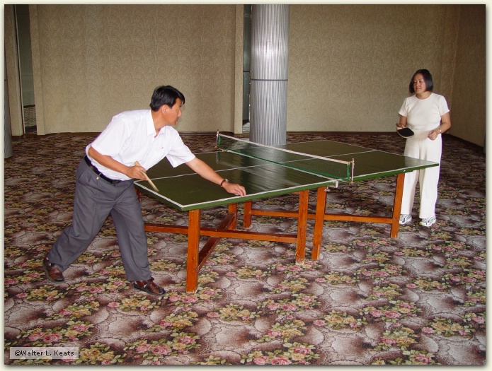 Pingpong, Hyangsan Hotel, Mt. Myohyang, DPRK